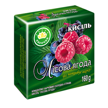 Кисель в брикете "Ласочка" Лесная ягода 160 г