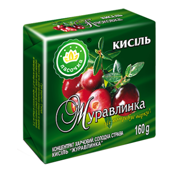 Кисель в брикете "Ласочка" Клюковка 160 г