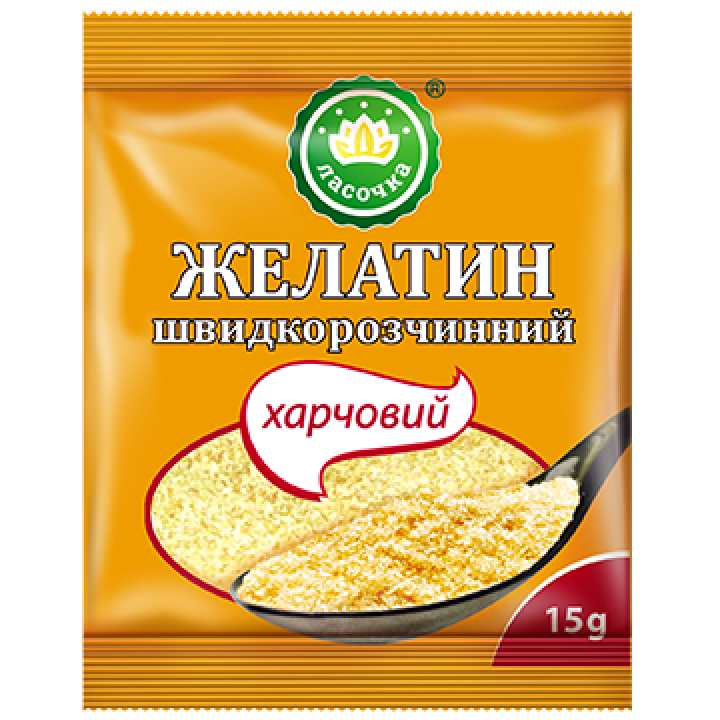 Желатин харчовий "Ласочка" 15 г (4820043251483)