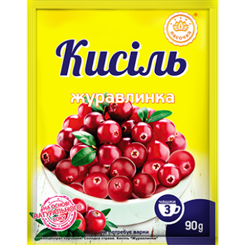 Кисель в пакете "Ласочка" Журавлинка 90 г