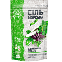 Соль морская ароматная "Ласочка" С душистыми травами 200 г (4820043251117)