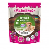 Консервы для собак Леопольд Готовый обед  с мясом, птицей и овощами 500г (4820185491754)