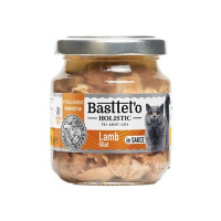 Вологий корм Basttet`O Holistic Шматочки філе ягня в соусі для котів 130г