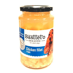 Вологий корм Basttet`O Holistic Шматочки філе курки в желе для собак 400г