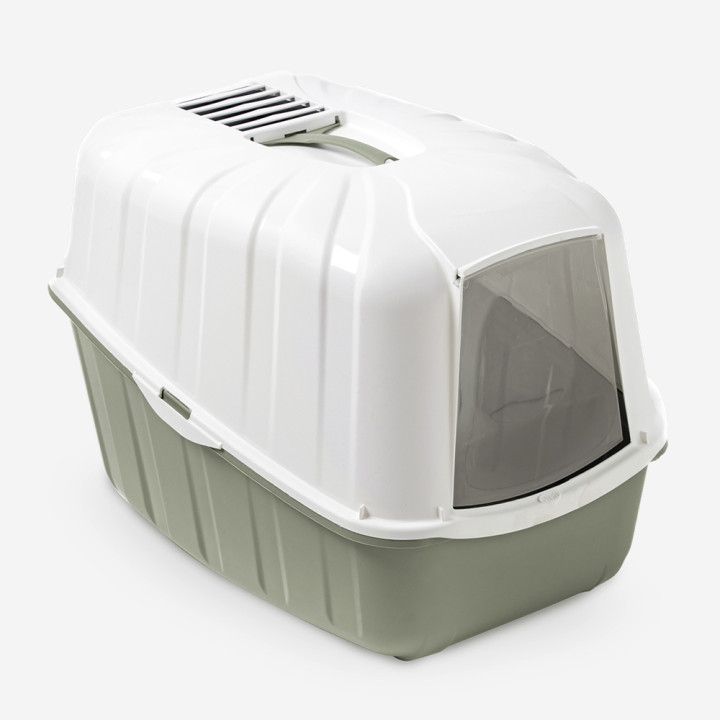 Туалет-бокс для кошек с фильтром MPS KOMODA LIGHT GREEN, 54х39х40 см