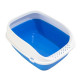 Туалет для кошек с рамкой MPS BETA PLUS MAXI BLUE, 49x39x17 см
