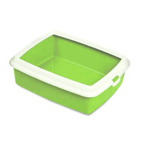 Туалет для кошек с рамкой MPS HYDRA MINI GREEN, 43x31x12 см