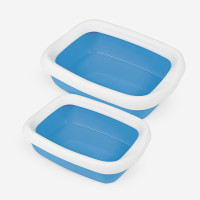 Туалет для кошек с рамкой MPS BETA MAXI BLUE, 49x39x13 см