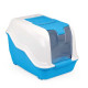 Туалет-бокс для кошек с фильтром MPS NETTA BLUE, 54x39x40 см