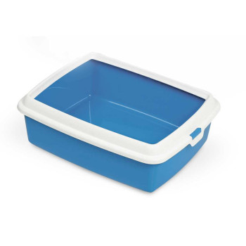 Туалет для кошек с рамкой MPS HYDRA MINI BLUE, 43x31x12 см
