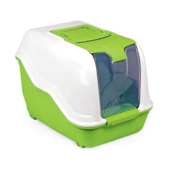 Туалет-бокс для кішок з фільтром MPS NETTA MAXI GREEN, 66x49x50 см