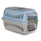Переноска Bergamo Gipsy 1 small Light Blue, пластиковая дверца, 46x31x32h см