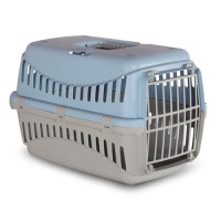 Переноска Bergamo Gipsy 2 large Light Blue, пластикові дверцята, 58х38х38h см