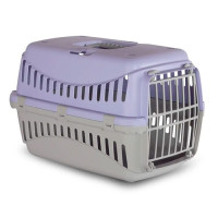 Переноска Bergamo Gipsy 2 large Lilla, пластикові дверцята, 58х38х38h см