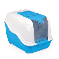 Туалет-бокс для кішок з фільтром MPS NETTA MAXI BLUE, 66x49x50 см