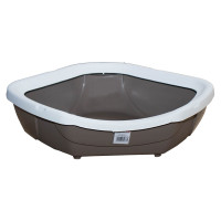 Туалет для кішок кутовий MPS CORNER OPEN, 52x50x14 см