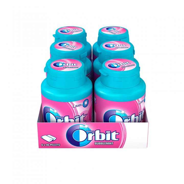 Жевательная резинка Orbit Bottle Bubblemint 64 г (4009900482424)