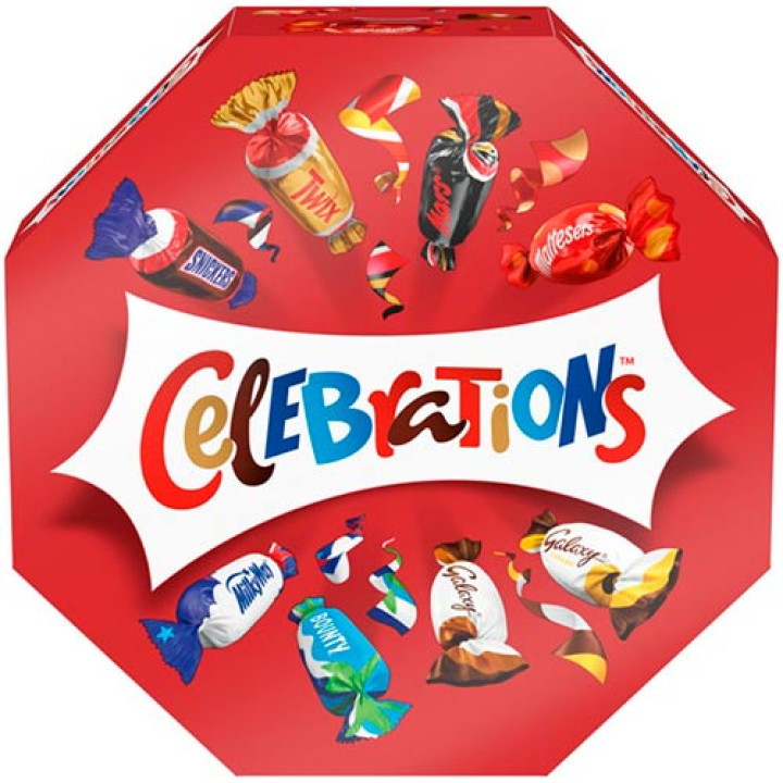 Набір подарунковий Celebrations Восьмикутник, 196 г (5000159500845)