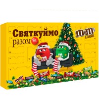 Набор подарочный M&M's&Friends Рождественский календарь, 463 г (4823053701122)