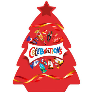 Набір подарунковий Celebrations Новорічна ялинка, 215 г (5000159500593)