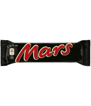 Батончик Mars з нугою і карамеллю в молочному шоколаді 51г  (5000159502931)