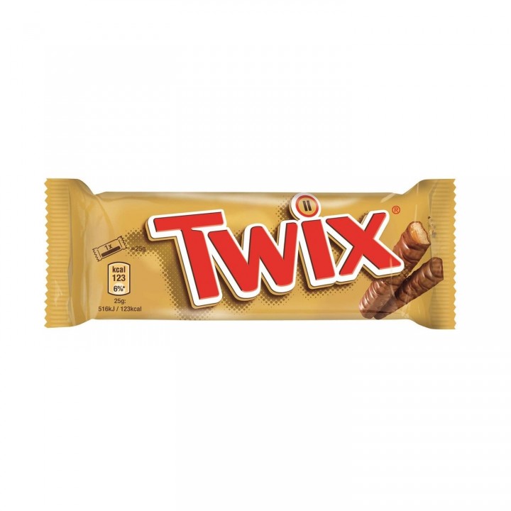 Батончик Twix с печеньем и карамелью в молочном шоколаде 50 г (4011100977952)