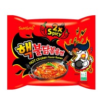 Локшина швидкого приготування Samyang Buldak Рамен 2x Spicy зі смаком курки, 140г (180844)