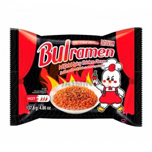 Локшина швидкого приготування Samyang Bulramen Spicy зі смаком курки класична, 137,8г (90720)