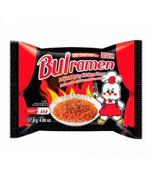 Локшина швидкого приготування Samyang Bulramen Spicy зі смаком курки класична, 137,8г (90720)