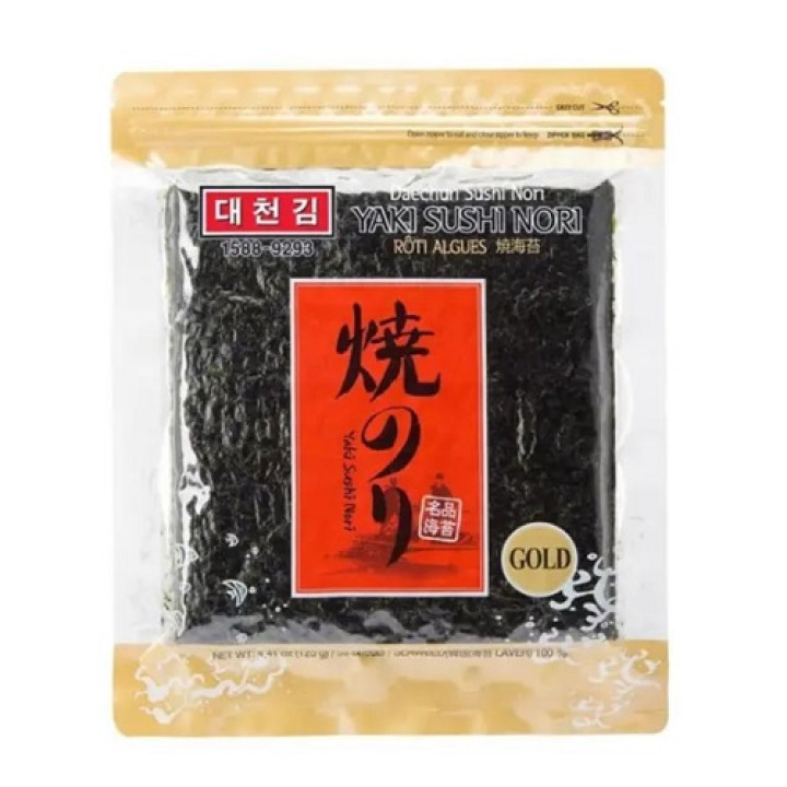Водорості для суші GOLD Daechun Sushi Nori, 125 г