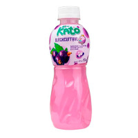 Напій з чорної смородини з кокосовим желе Nata de Coco Kato, 320 мл