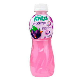 Напій з чорної смородини з кокосовим желе Nata de Coco Kato, 320 мл