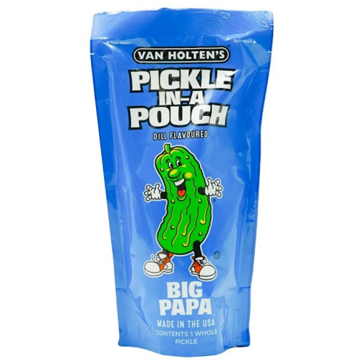 Соленый огурец Van Holten's Big Papa со вкусом укропа 306 г