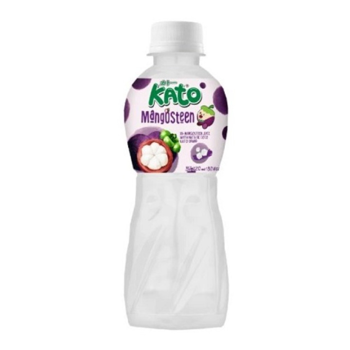 Напій зі смаком мангостину з кокосовим желе Nata de Coco Kato, 320 мл