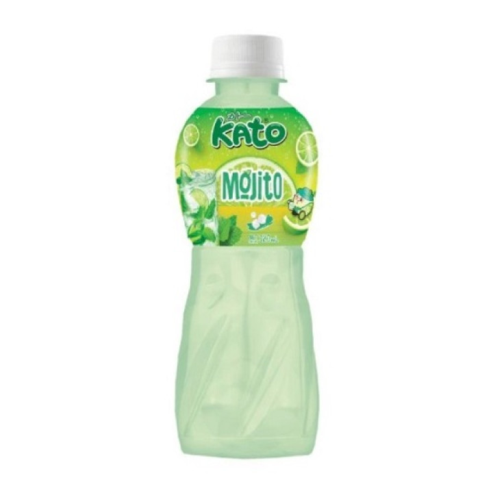 Напиток со вкусом мохито с кокосовым желе Nata de Coco Kato, 320 мл