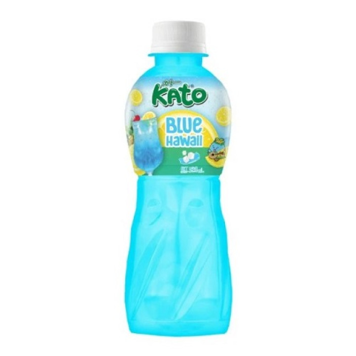 Напій зі смаком Blue Hawaii з кокосовим желе Nata de Coco Kato, 320 мл
