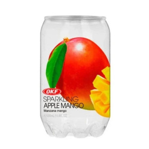 Газированный напиток OKF со вкусом яблока и манго, 350 мл
