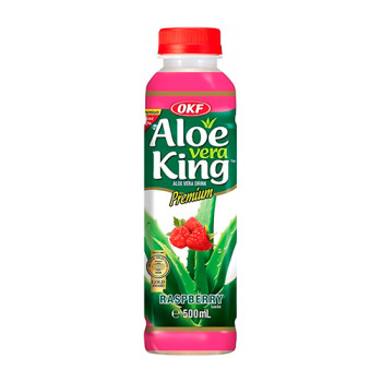 Напій OKF Aloe Vera King зі смаком малини, 500 мл