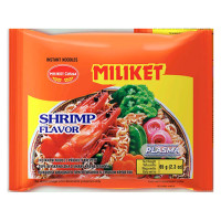 Лапша быстрого приготовления Miliket со вкусом креветок, 65г (100204)