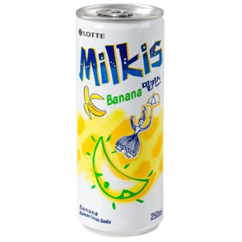 Напій газований Lotte Milkis Банан 250 мл