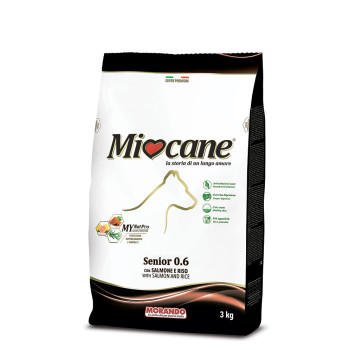 Miocane Senior 0.6 Salmon and Rice, 3 kg - Сухий корм для собак старше 7 років з лососем і рисом, 3 кг