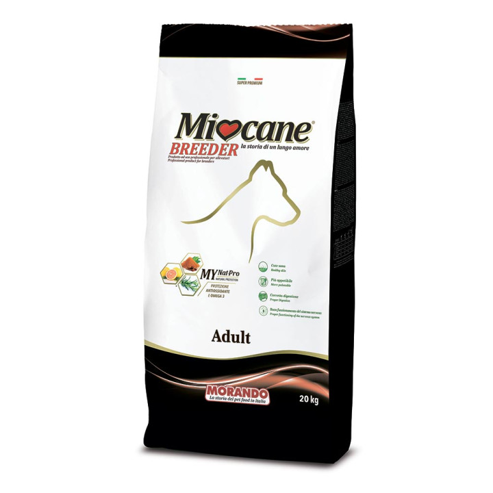 Miocane Adult 0.4 Chicken, breeder, 20 kg - Сухий корм для дорослих собак з куркою, 20 кг
