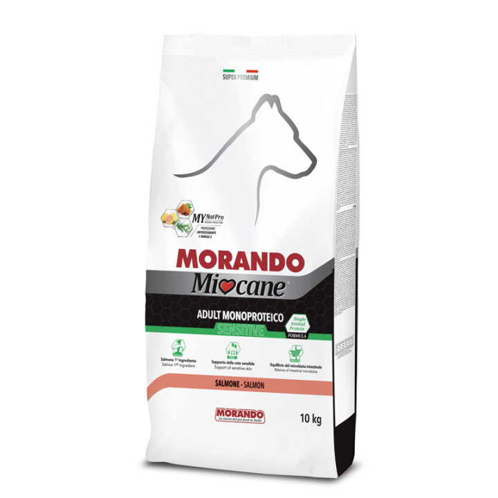 Miocane Sensitive Adult Monoprotein Salmon, 10 kg - Сухий корм для дорослих собак з чутливим травленням, з лососем, 10 кг