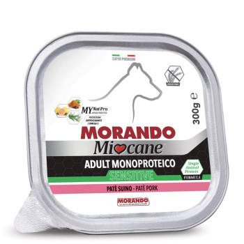 Miocane Sensitive Adult Monoprotein Ham, 300 g - Вологий корм для дорослих собак з чутливим травленням, з шинкою, 300 г