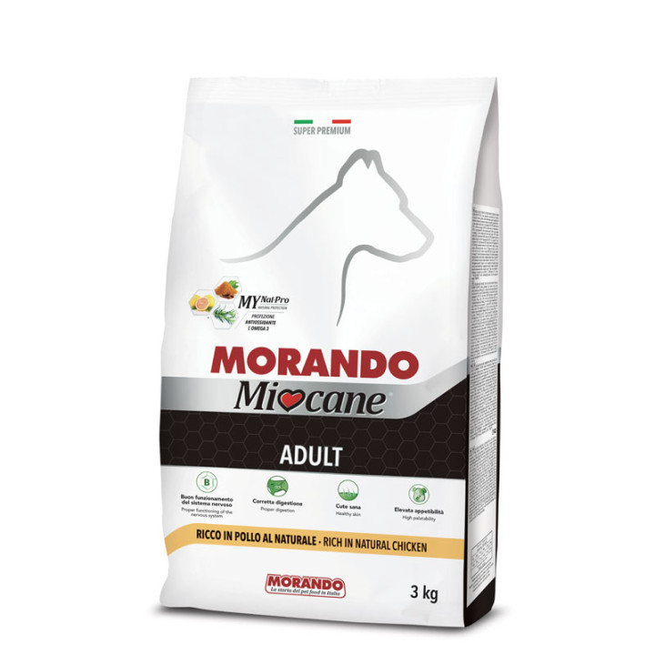 Miocane Adult 0.4 Chicken, 3 kg - Сухий корм для дорослих собак з куркою, 3 кг