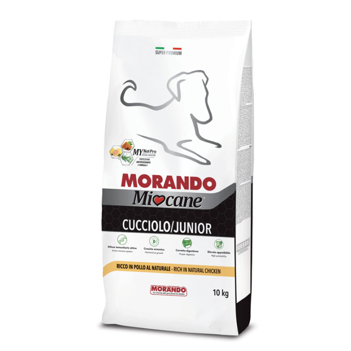 Miocane Junior 0.1 Chicken, 10 kg - Сухий корм для собак-юніорів з куркою, 10 кг