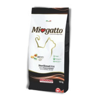 Miogatto Sterilized 0.6 Сhicken, breeder, 10 kg - Сухий корм для стерилізованих кішок з куркою, 10 кг