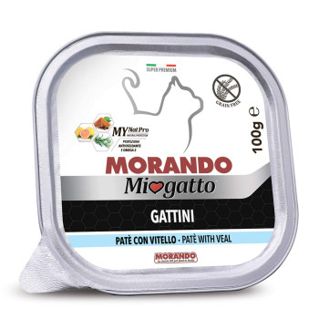 Miogatto Gattini Veal, 100 g - Вологий корм для кошенят з телятиною, 100 г
