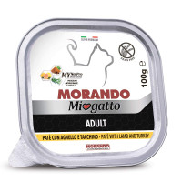 Miogatto Adult Lamb and Turkey, 100 g - Вологий корм для дорослих кішок з ягням та індичкою, 100 г