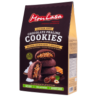 Печиво MonLasa Праліне з лісовим горіхом безглютенове,120г